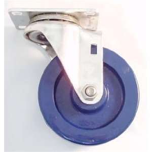 4DLSSSS 4 Swivel Caster Stainless Steel Solid Poly Wheel  