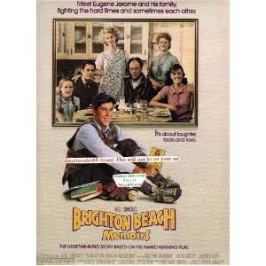1986 Brighton Beach Memoirs movie Neal Simon, original magazine ad 