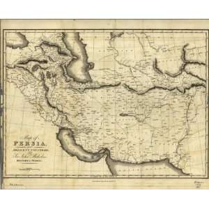  1815 Historical Map of Persia