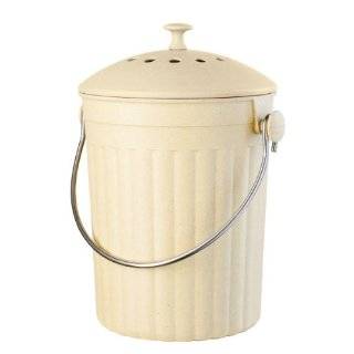  Countertop Compost Pail with Charcoal Filter, Made from Eco Friendly 