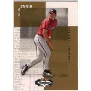  John Ennis Atlanta Braves 2002 Fleer Box Score Rookie 