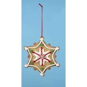   Star Shaped Decorated Cookie Christmas Ornament 4