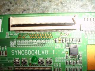 Toshiba 40R52U LCD Controller pt#SYNC60C4LV0.1 (SC)  