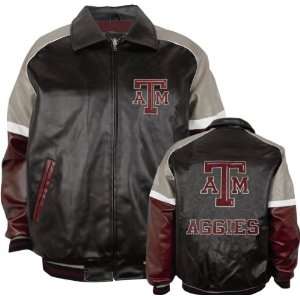    Texas A&M Aggies Varsity Faux Leather Jacket