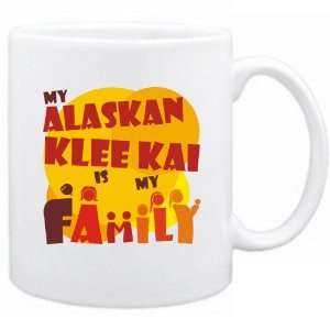  New  My Alaskan Klee Kai Is My Family  Mug Dog