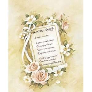  Marriage Creed Poster Print