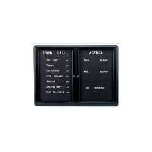  Ovation Radius Changeable Letter Board w/ Two Doors and 
