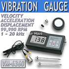 VM6360 Digital Vibration Meter Tester Vibrometer Gauge 40cm/s 4mm 