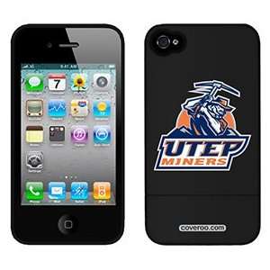  UTEP Mascot raised on AT&T iPhone 4 Case by Coveroo  