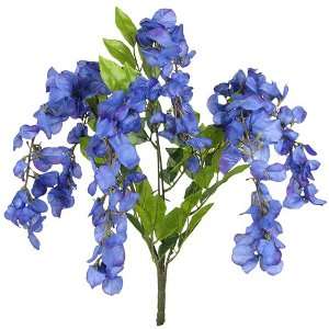   Sweet Pea Bush Wedding Silk Flowers   Purple/Blue 145