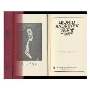  Leonid Andreyev; A critical study Alexander Samuel Kaun Books