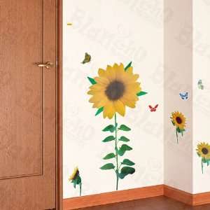  Bright Sunflowers   Large Wall Decals Stickers Appliques 