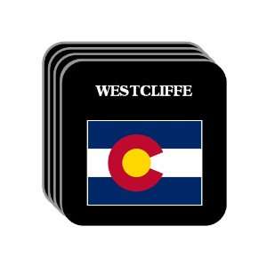  US State Flag   WESTCLIFFE, Colorado (CO) Set of 4 Mini 