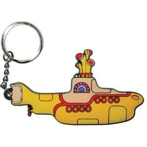  Beatles yellow submarine rubber keychain 