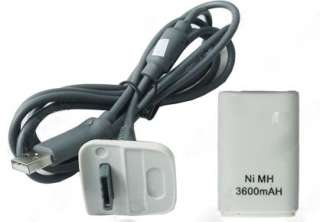 PLAY AND CHARGE KIT RECHARGEABLE BATTERY FOR XBOX 360