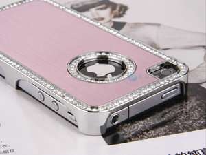 Luxury Bling Diamond Aluminium Hard Case Cover F Verizon iPhone 4S 4G 