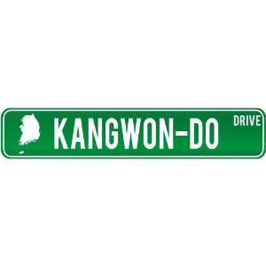New  Kangwon Do Drive   Sign / Signs  South Korea Street Sign City 