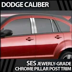  2007 2012 Dodge Caliber 6pc. SES Chrome Pillar Trim Covers 