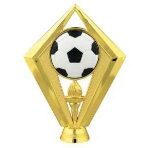 Gold 5 1/2 Color Soccer Trophy Ball Figure Trophy  Sports 