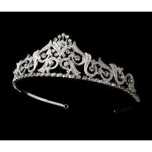 Silver Bridal Tiara Headpiece 1016 Beauty