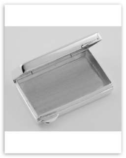 Sterling Silver Rectangular Shaped Pillbox  Made in USA  