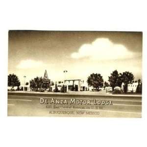 De Anza Motor Lodge Postcard US 66 Albuquerque NM 1951