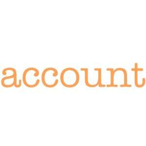  account Giant Word Wall Sticker