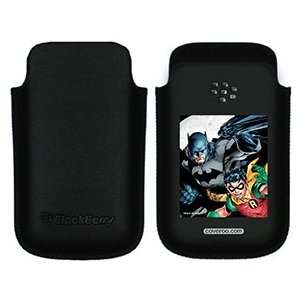  Batman & Robin Spotlight on BlackBerry Leather Pocket Case 