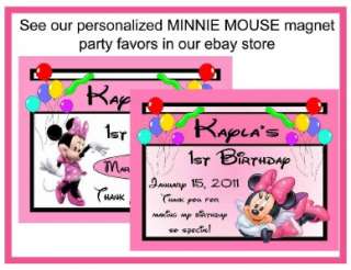 60 MINNIE MOUSE BIRTHDAY PARTY FAVORS CANDY WRAPPERS  