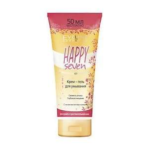  HAPPY SEVEN Face Cream Gel Wash 2in1 for Dry Skin 6.76 fl 