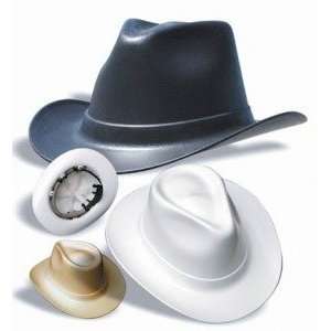   Cowboy Hard Hat W/ 6 Point Ratchet Suspension   Grey