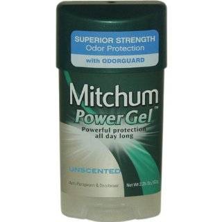 Mitchum Anti Perspirant & Deodorant, Power Gel, Unscented, 2.25 oz (63 