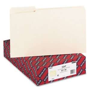  Recycled Two Ply File Folders, 1/3 Cut Top Tab, Legal 