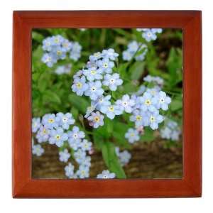  Forget Me Not Flower Blossoms Hobbies Keepsake Box by 