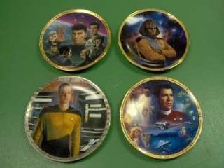 Star Trek Next Generation Lot of 4 Collector Plates  