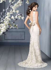   ivory lace wedding dress Gown custom size 2 4 6 8 10 12 14 16 18 20 22