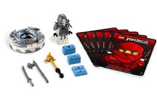  Lego 9563 Ninjago Spinners Minifigures Set Weapons Kendo Zane  