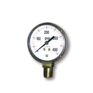   Pressure Gauge for Acetylene Regulators 0 400 P.S.I.