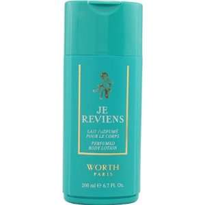  Je Reviens By Worth For Women. Body Lotion 6.7 Ounces 