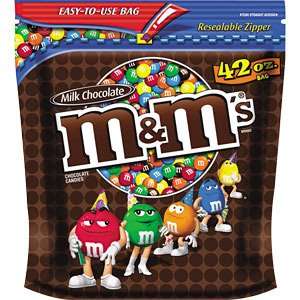   42 oz. Bag of Plain M&Ms, Part Number M&M PLAIN 42OZ