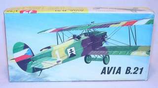 KP Model 172 WWII AVIA B 21 Fighter Plane Kit MIB`70  