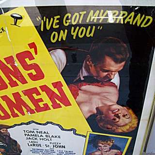 THE DALTONS WOMEN 1951 Movie Poster   LASH LARUE Signed  