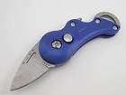 buck knives 756 blue transport key chain bottle opener small