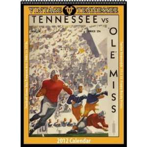  Tennessee Volunteers 2012 Vintage Football Calendar 