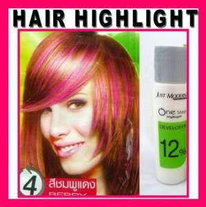 Hair COLOR HIGHLIGHT Cream Dye   One Step   BERRY PINK  