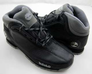 Timberland Shoes Euro Dub Black/Grey Casual Fashion Sneakers Size 8.5 