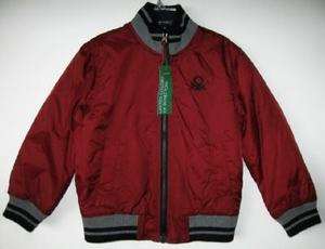 Benetton Boys/Girls Reversible Jacket (XS 4/5) NWT  