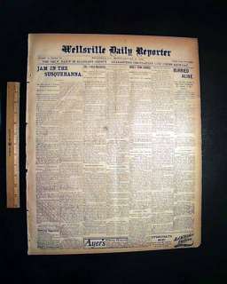 CHESWICK PA Harwick Coal Mine Explosion 1904 Newspaper  