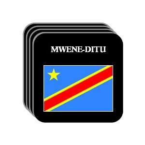 Democratic Republic of the Congo   MWENE DITU Set of 4 Mini Mousepad 