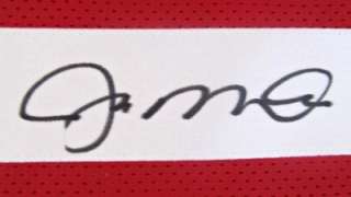 San Francisco 49ers Joe Montana Autographed Red Jersey PSA/Montana 